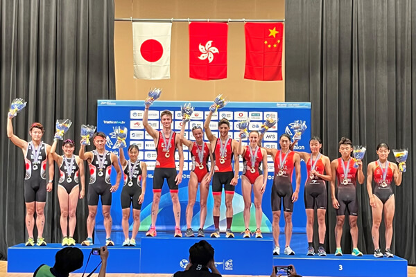 HKU Sports Scholars Triumph at Asian U23 and Youth Triathlon Championships